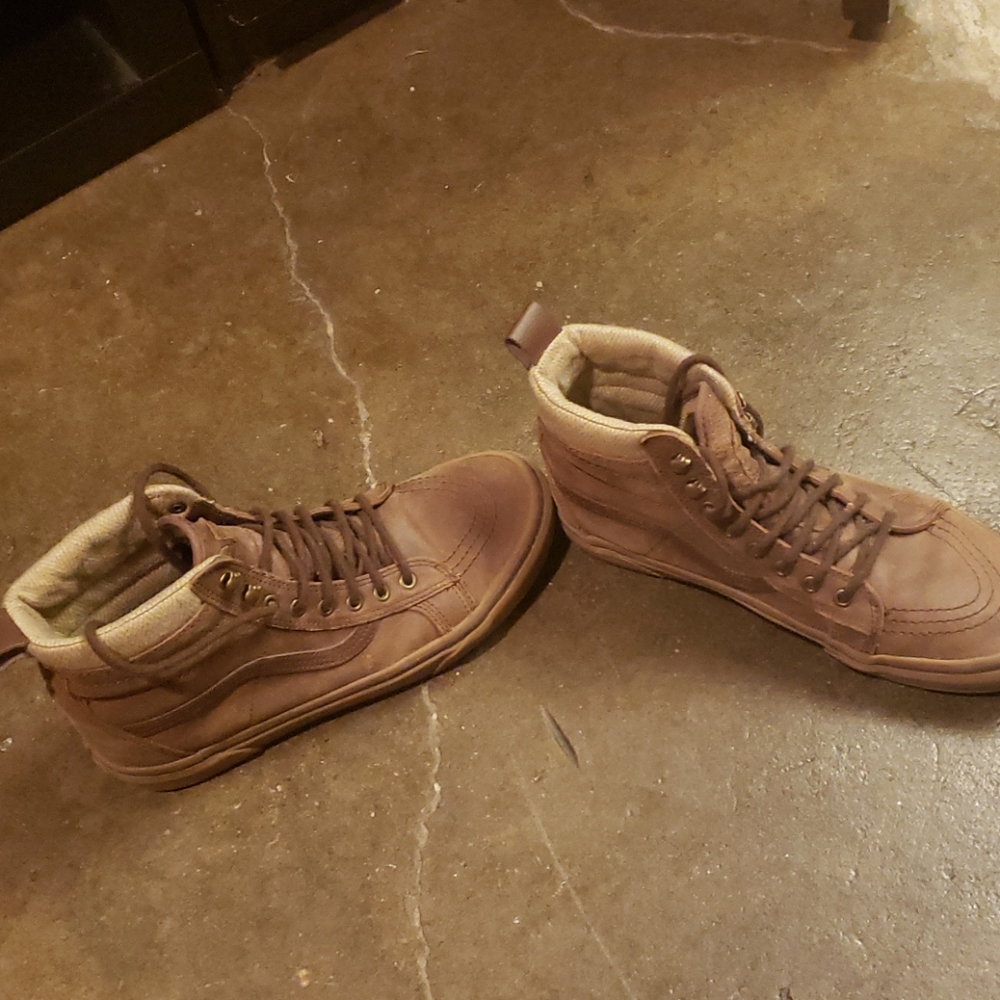 Brown all terrain Vans